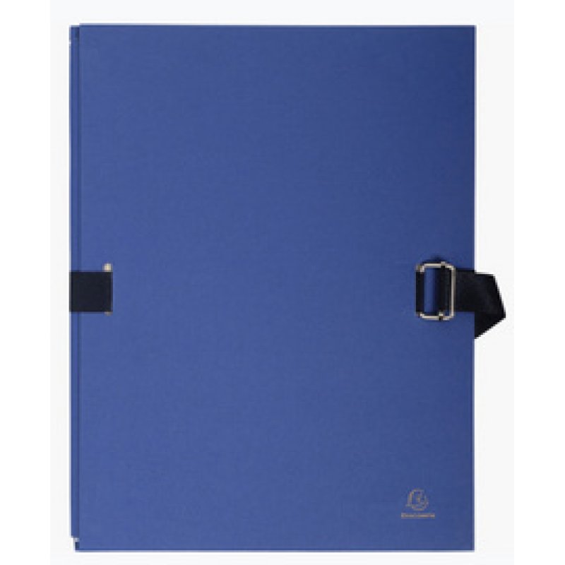 EXACOMPTA Chemise à dos extensible, A4, carton, bleu clair