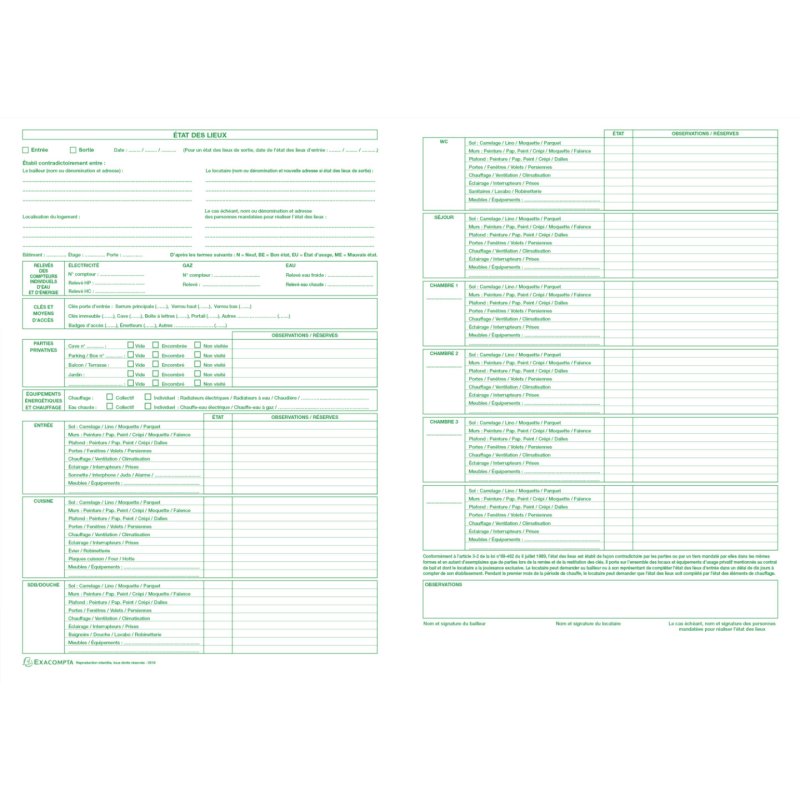 Exacompta 46E business form