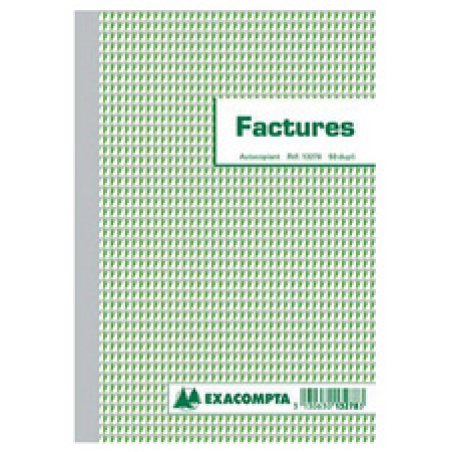 EXACOMPTA Manifold "Factures", 210 x 135 mm, dupli