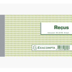 EXACOMPTA Manifold "Reçus", 105 x 180 mm, dupli