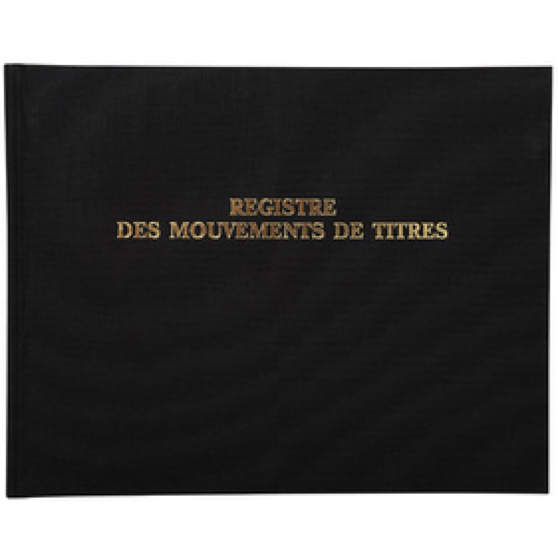 EXACOMPTA Registre "Mouvements de titre", 240 x 320 mm