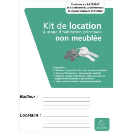 EXACOMPTA Dossier location "Kit de location non meublée"
