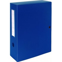 EXACOMPTA Boîte d'archives à pression, PP, 100 m, bleu
