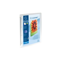 EXACOMPTA Classeur personnalisable Chromaline, A4, blanc