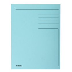 EXACOMPTA Chemise imprimée Foldyne 300, A4, bleu pastel