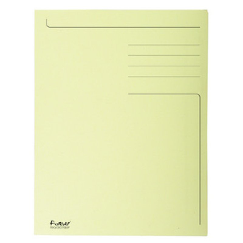 EXACOMPTA Chemise imprimée Foldyne 300, A4, jaune pastel