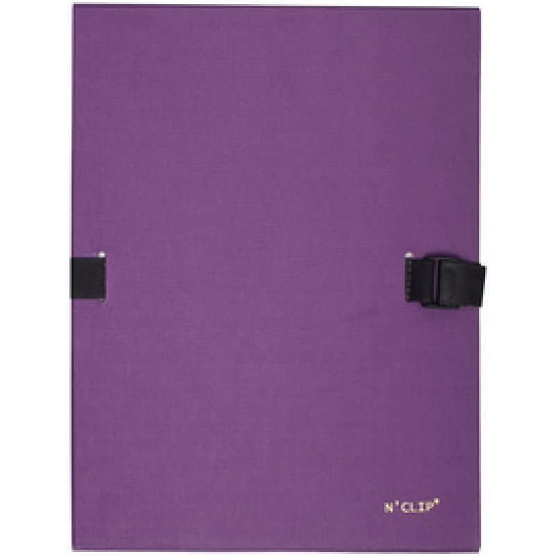 EXACOMPTA Chemise à dos extensible N'CLIP, A4, bleu