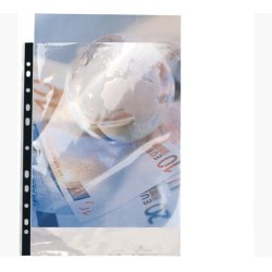 EXACOMPTA Pochette perforée, A4, PP, transparent