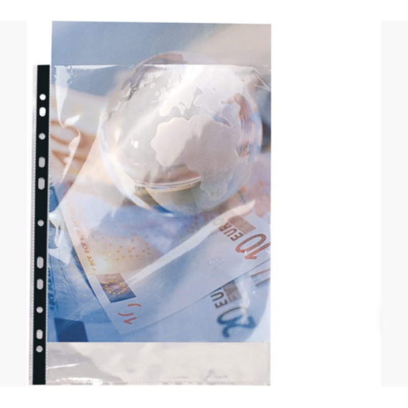 EXACOMPTA Pochette perforée, A4, PP, transparent