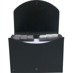 EXACOMPTA Trieur valisette EXACASE, 13 compartiments, noir