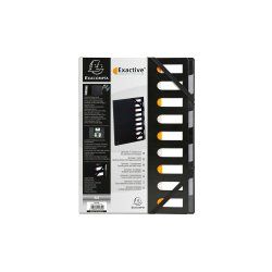Exacompta 55334E intercalaire de classement Polypropylène (PP) Noir