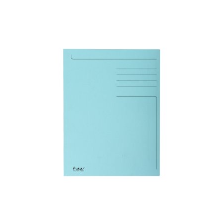 EXACOMPTA Chemise imprimée Foldyne 300, A4, bleu pastel