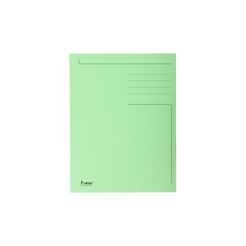 EXACOMPTA Chemise imprimée Foldyne 300, A4, vert pastel