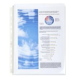 EXACOMPTA Pochettes perforées à soufflet, A4, PP