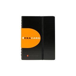 Exacompta 75034E rangement de cartes de visites Polypropylène (PP) Noir