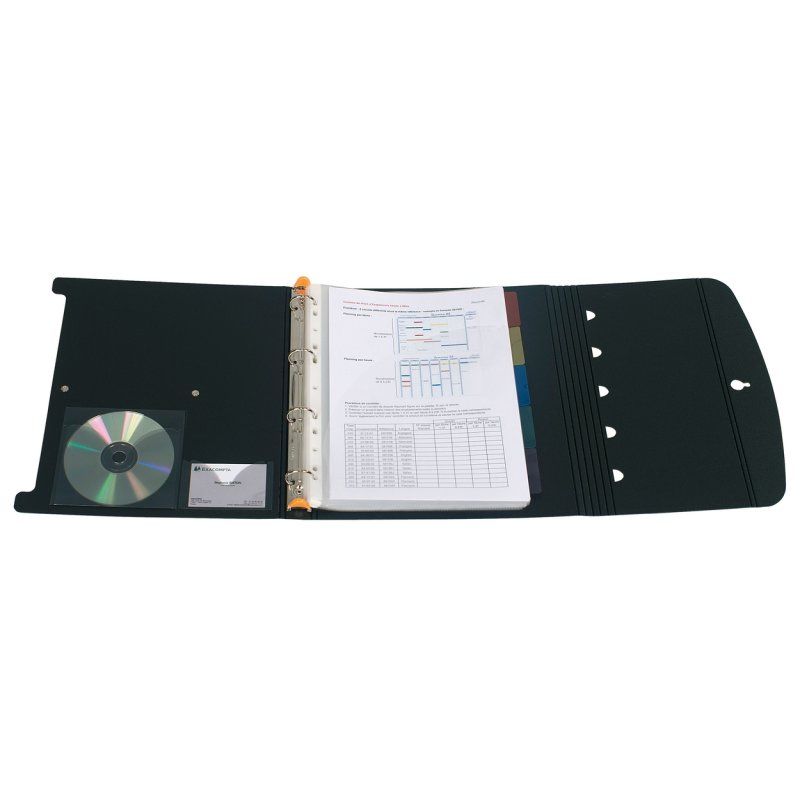 Exacompta 56034E ring binder A4 Black