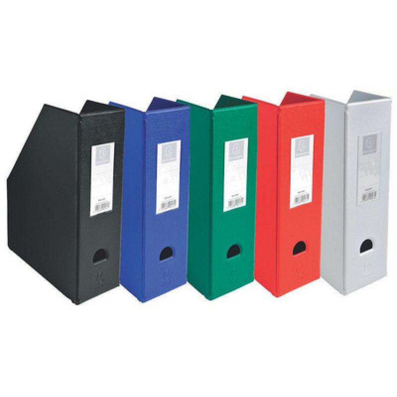 EXACOMPTA Porte-revues, A4, carton, 100 mm, rouge