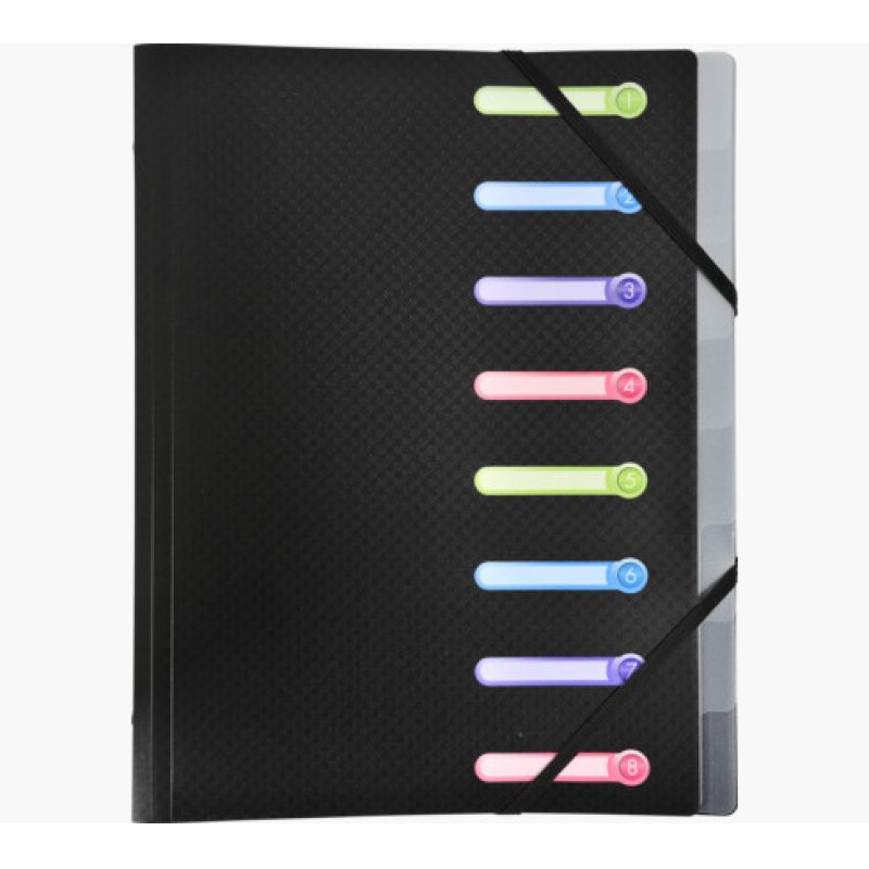 Exacompta 56181E folder Polypropylene (PP) Black A4