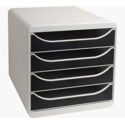 Exacompta 310014D unité de tiroir de bureau Gris