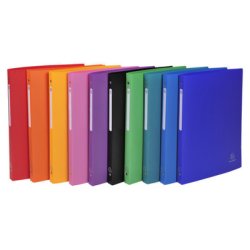 EXACOMPTA Classeur souple, PP, 4 anneaux, A4, vert foncé