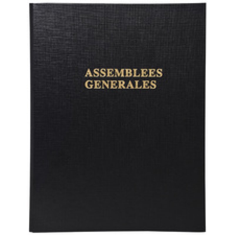 EXACOMPTA Reliure "Délibérations Assemblées Générales"