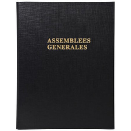 EXACOMPTA Reliure "Délibérations Assemblées Générales"