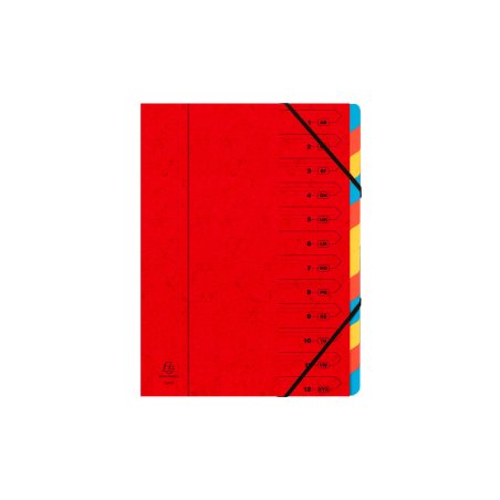 Exacompta 54125E tab index Red