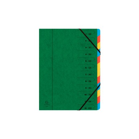 Exacompta 54123E tab index Green