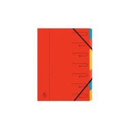 Exacompta 54075E intercalaire de classement Rouge