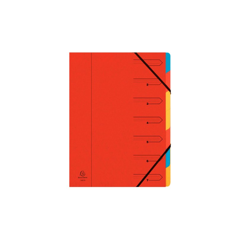 Exacompta 54075E tab index Red