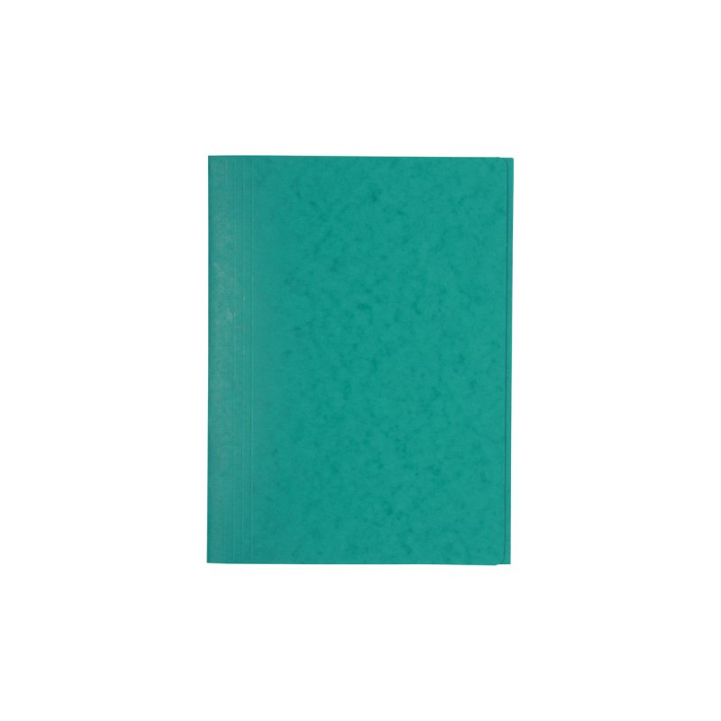 EXACOMPTA Chemise simple 3 rabats, A4, carton, vert