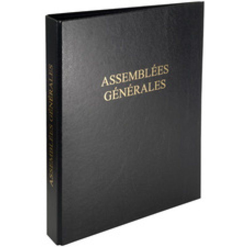 EXACOMPTA Reliure "Assemblées générales", classeur 4 anneaux