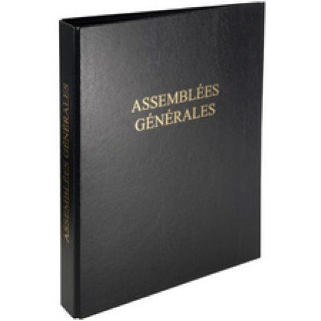 EXACOMPTA Reliure "Assemblées générales", classeur 4 anneaux