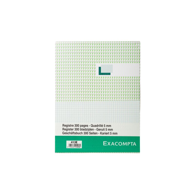 Exacompta 413E writing notebook A4 300 sheets Black