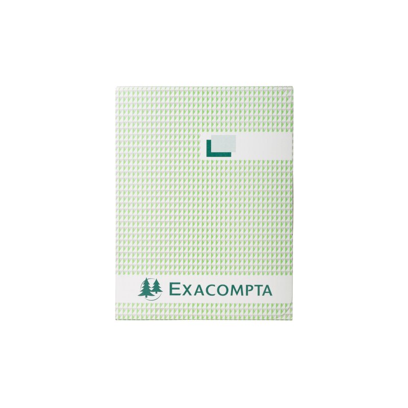 Exacompta 413E bloc-notes A4 300 feuilles Noir