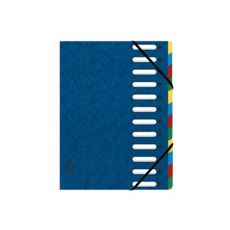 Exacompta 55122E tab index Cardboard Blue, Multicolour