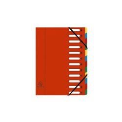 Exacompta 55125E tab index Multicolour, Red