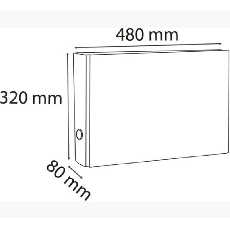 Exacompta 53810E ring binder A3 Grey
