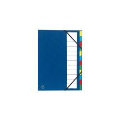 Exacompta 55342E intercalaire de classement Bleu