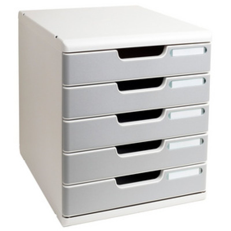 EXACOMPTA Module de classement MODULO A4, 10 tiroirs, bleu