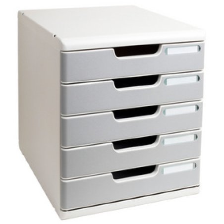 EXACOMPTA Module de classement MODULO A4, 10 tiroirs, bleu