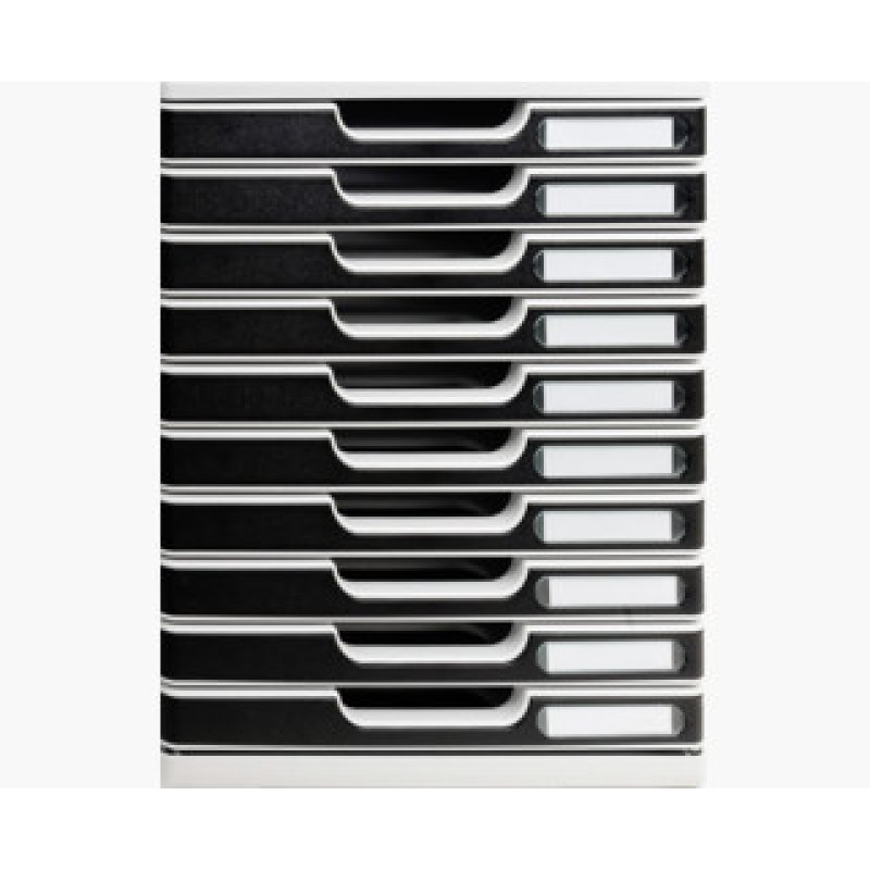 EXACOMPTA Module de classement MODULO A4, 10 tiroirs, noir