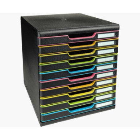 Exacompta 302914D unité de tiroir de bureau Noir