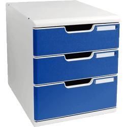 Exacompta 325003D desk tray/organizer Polystyrene Blue, Grey