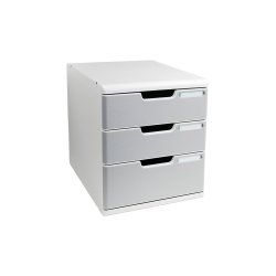 Exacompta 325041D bac de rangement de bureau Polystyrène Gris