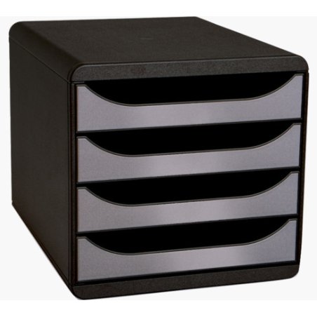 Exacompta 310438D unité de tiroir de bureau Noir