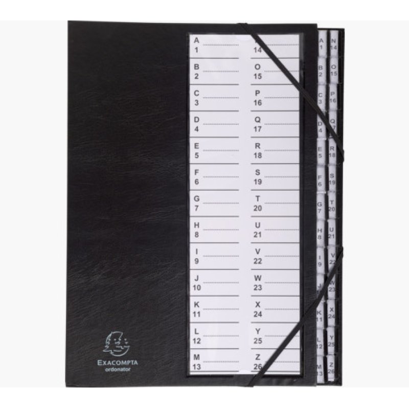 Exacompta 621765E fichier Carton Noir A4