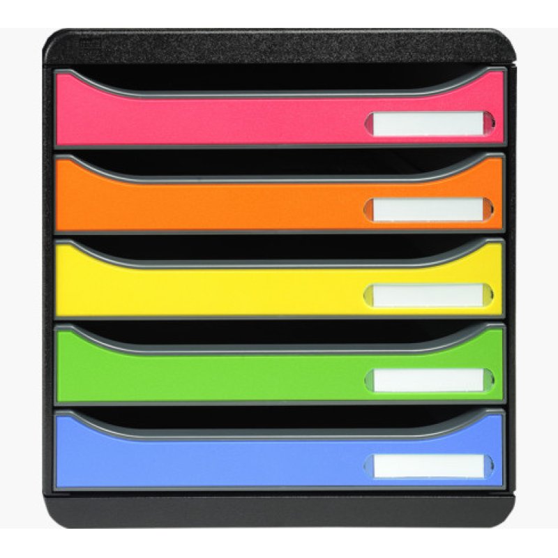 Exacompta 309798D unité de tiroir de bureau Noir