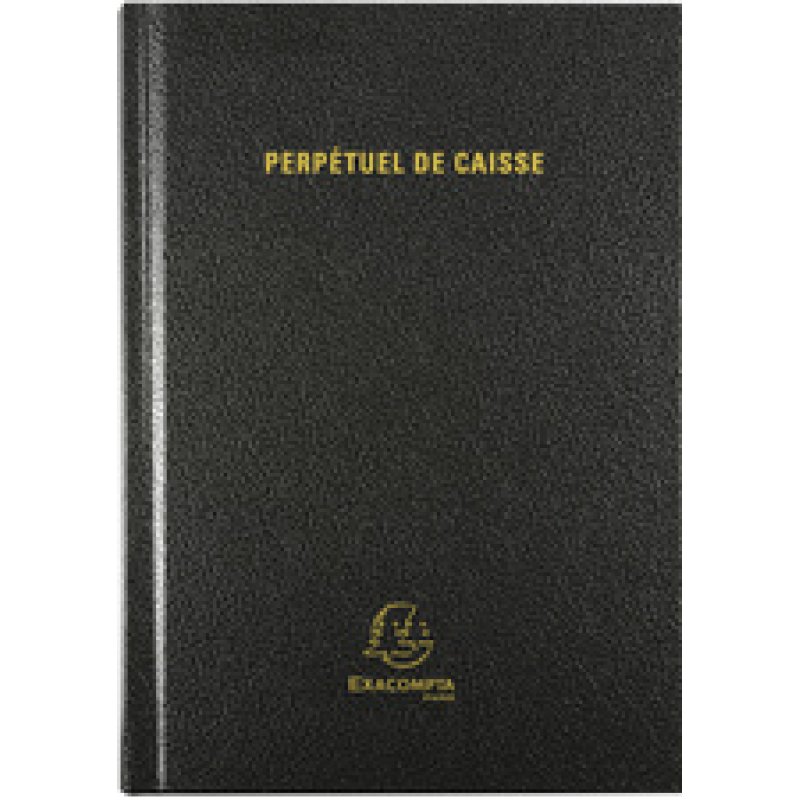EXACOMPTA Agenda Perpétuel Caisse 210 x 148 mm, noir