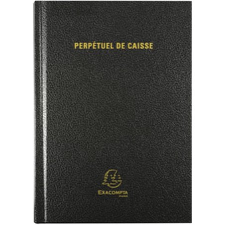 EXACOMPTA Agenda Perpétuel Caisse 210 x 148 mm, noir